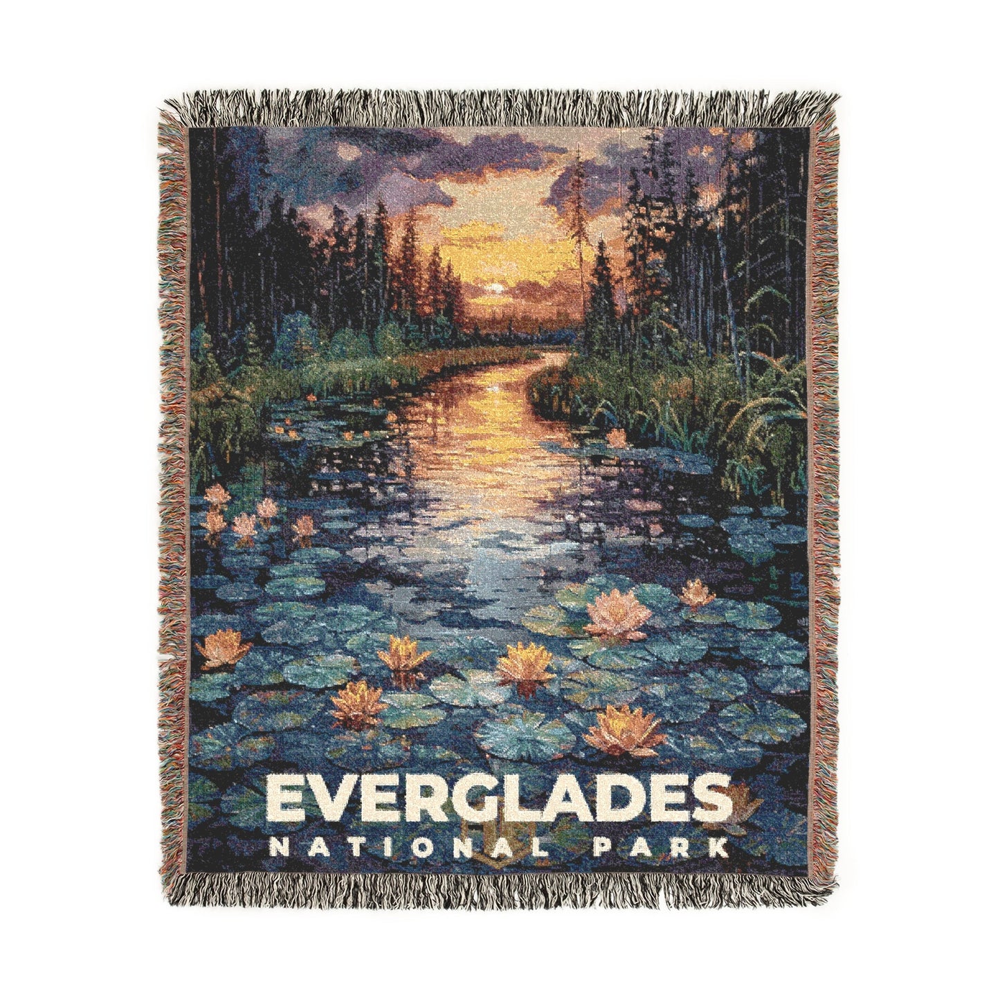 Everglades National Park Woven Blanket | S14