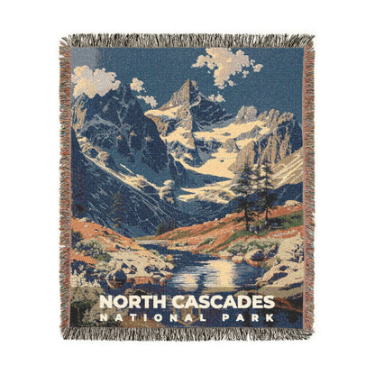 North Cascades National Park Woven Blanket | S19