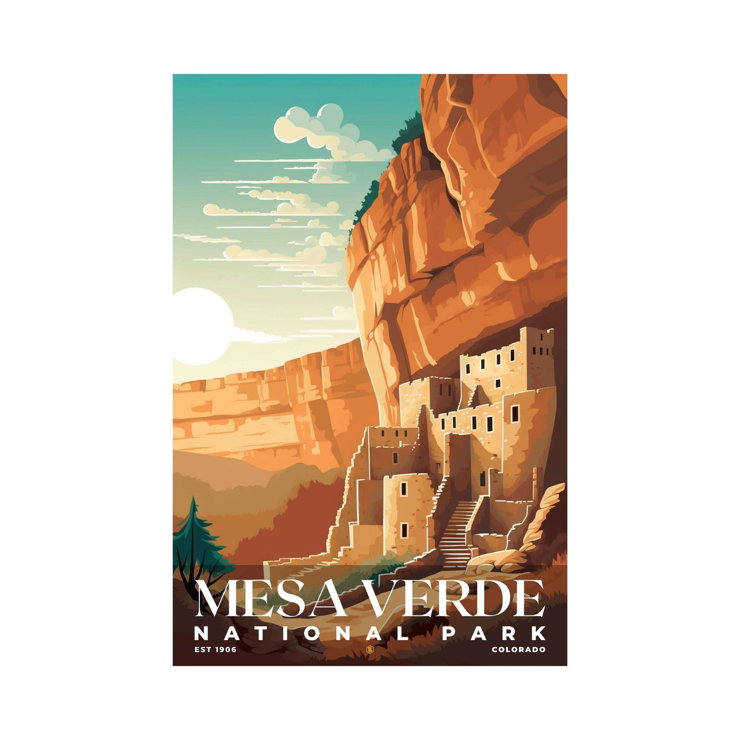 Mesa Verde National Park Poster | S05