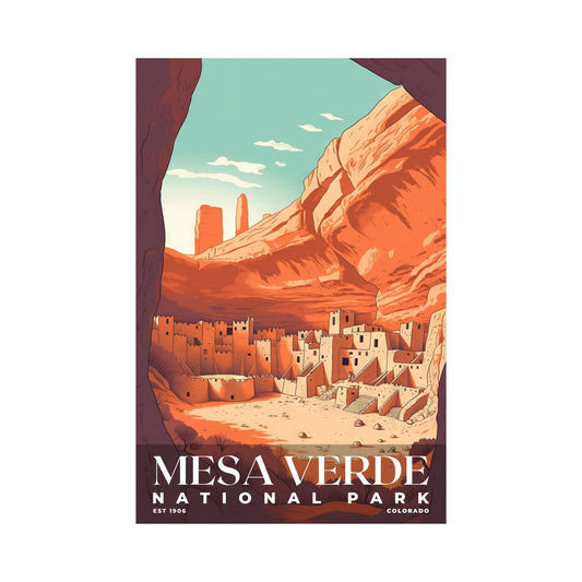 Mesa Verde National Park Poster | S03