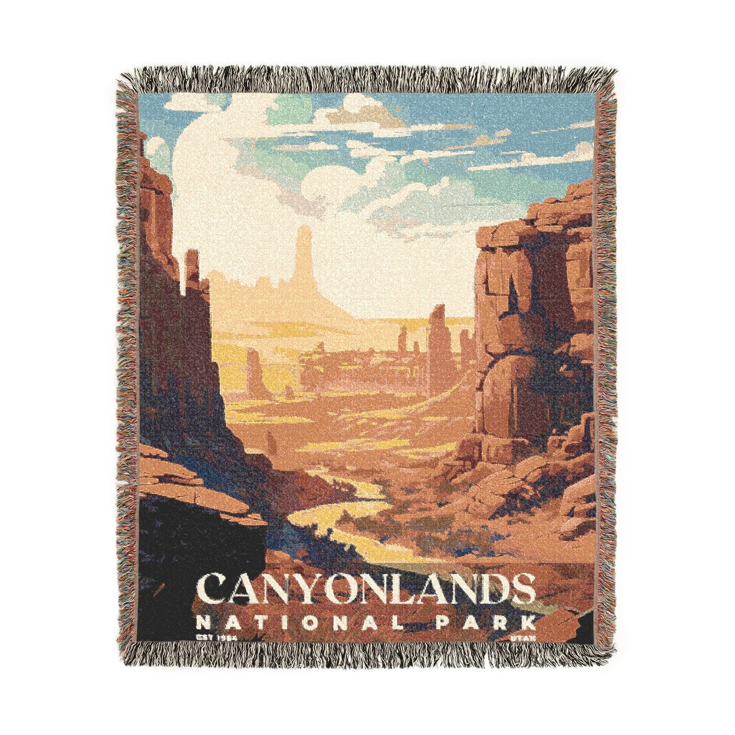 Canyonlands National Park Woven Blanket | S03