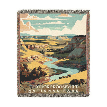 Theodore Roosevelt National Park Woven Blanket | S05