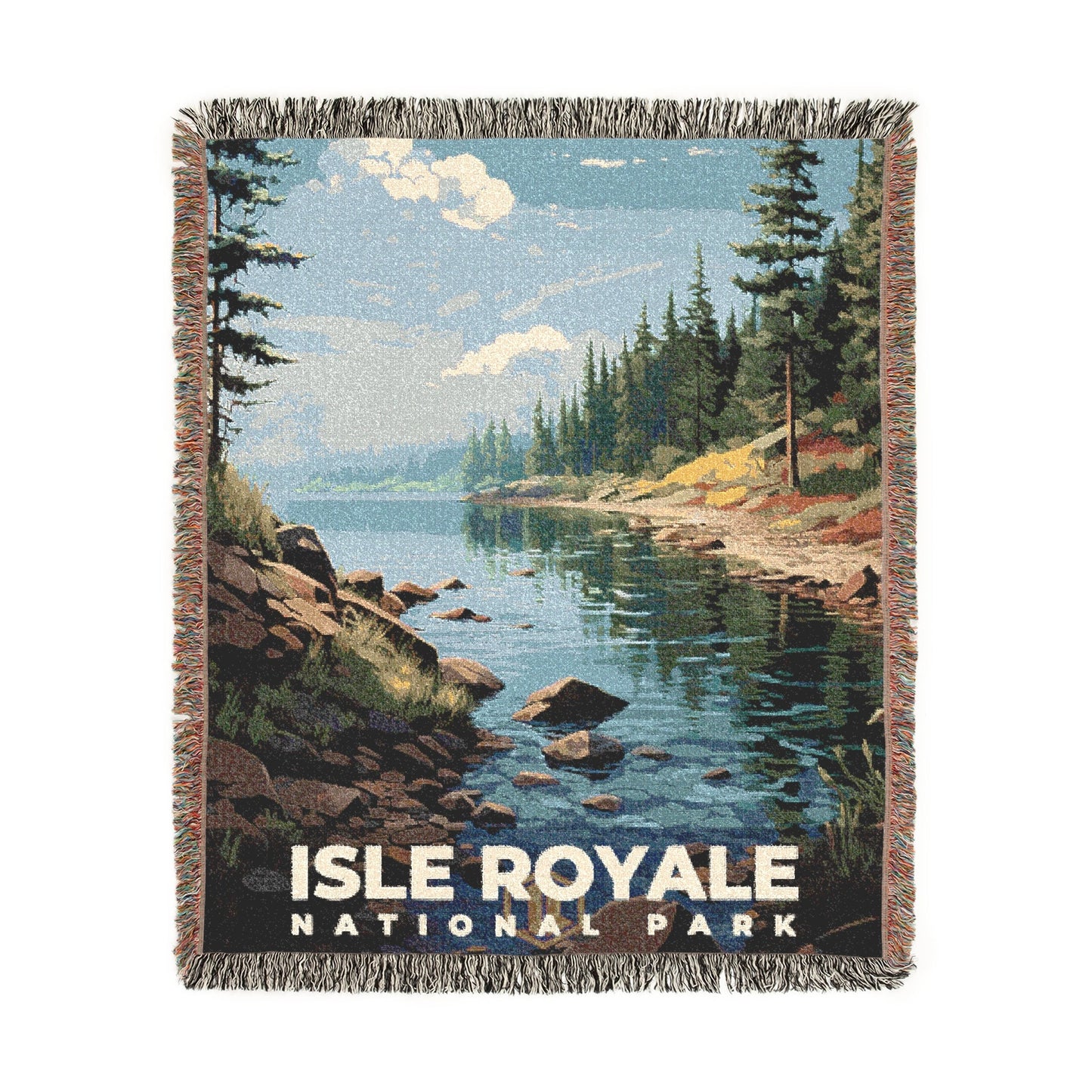 Isle Royale National Park Woven Blanket | S07