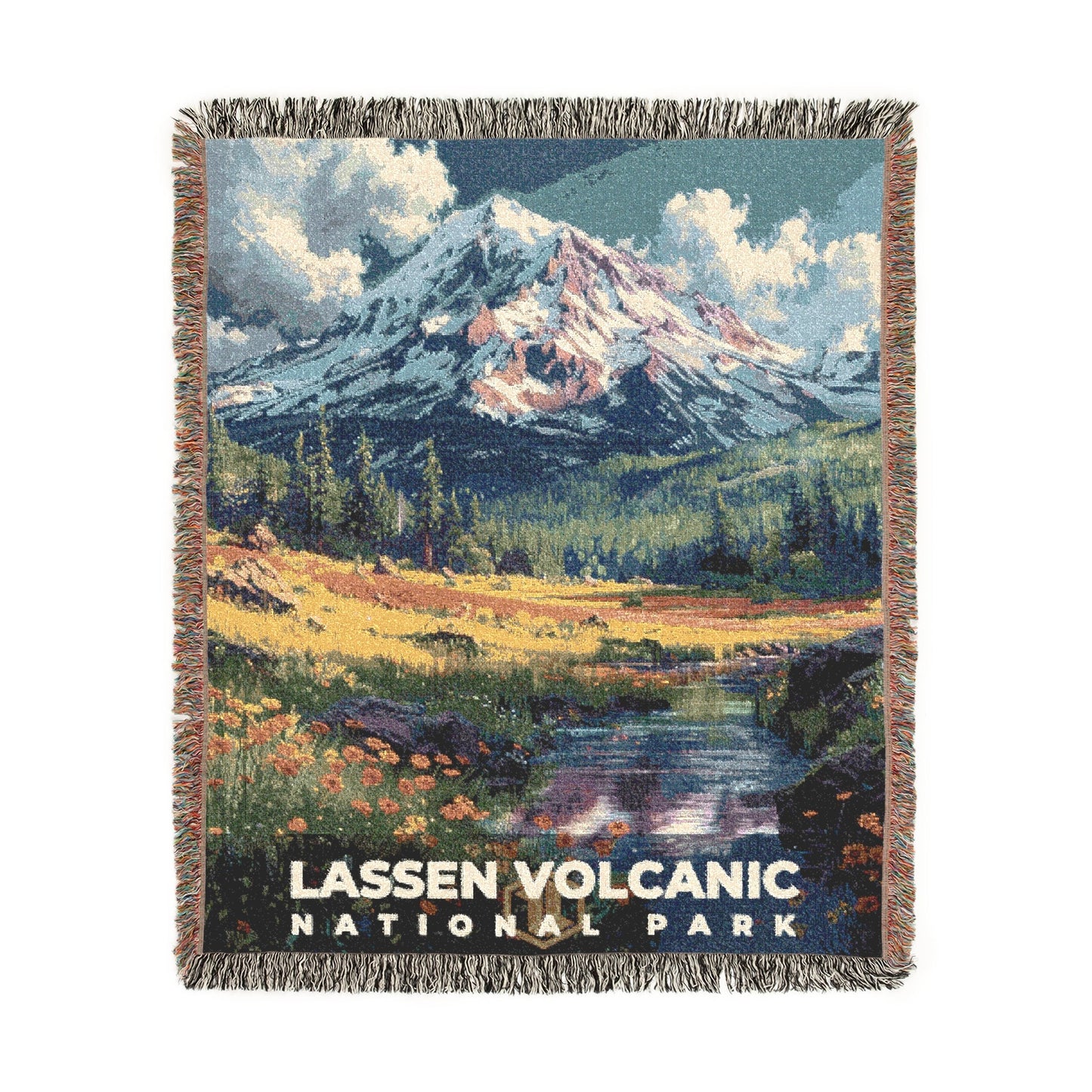 Lassen Volcanic National Park Woven Blanket | S13
