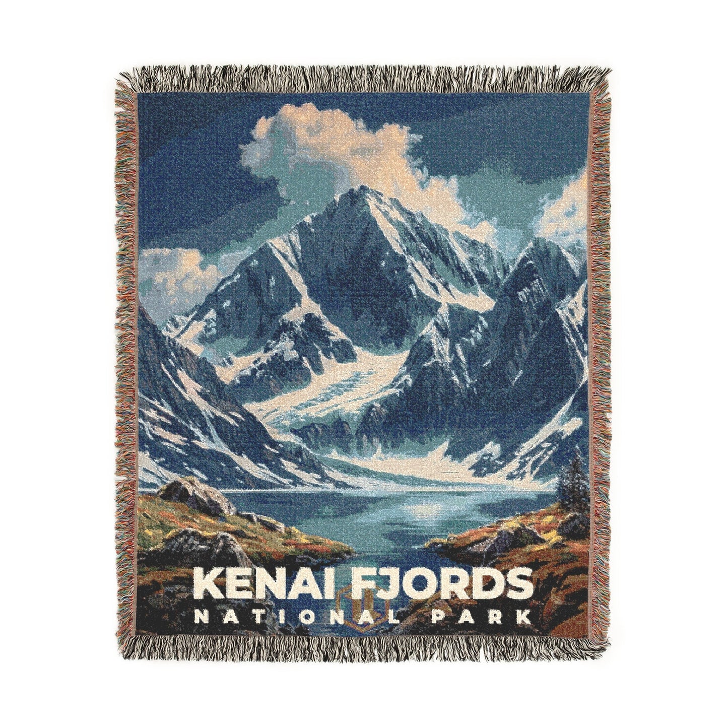 Kenai Fjords National Park Woven Blanket | S16