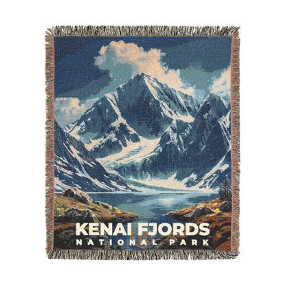 Kenai Fjords National Park Woven Blanket | S16