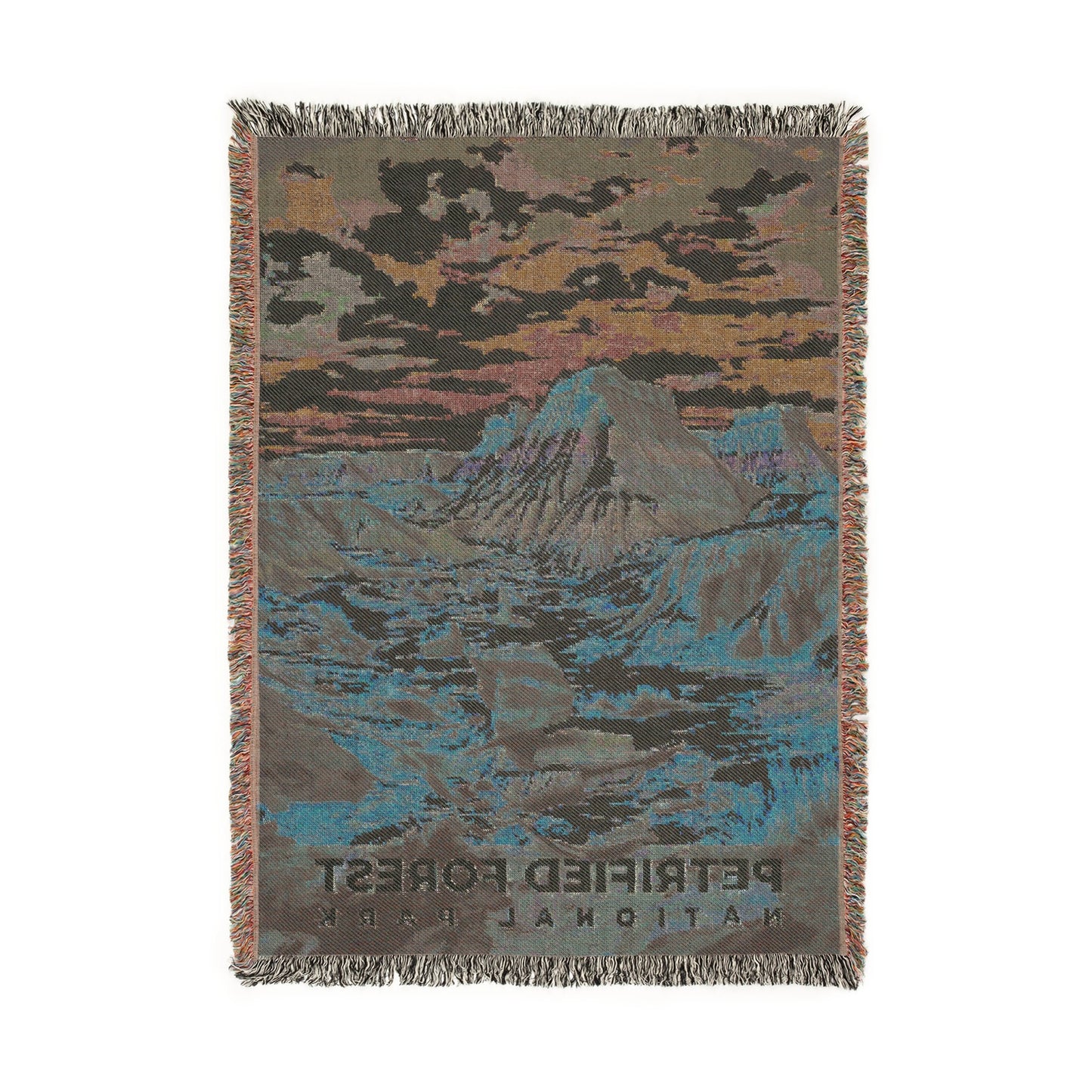 Petrified Forest National Park Woven Blanket | S06