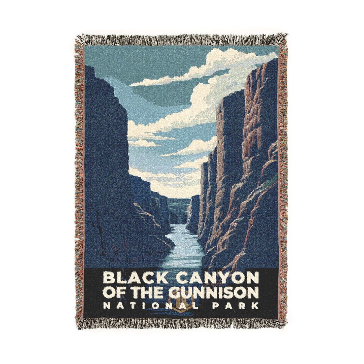 Black Canyon of the Gunnison National Park Woven Blanket | S20