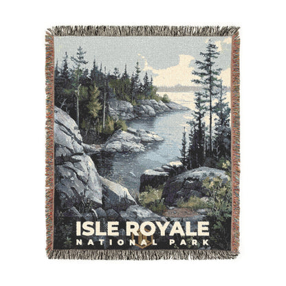 Isle Royale National Park Woven Blanket | S17