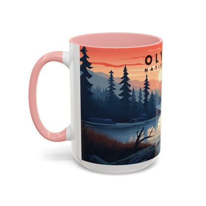 Olympic National Park Mug | Accent Coffee Mug (11, 15oz)