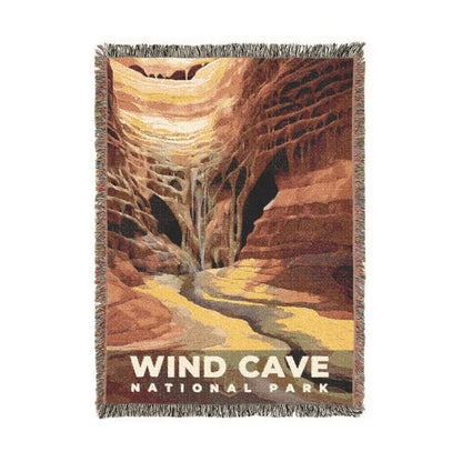 Wind Cave National Park Woven Blanket | S09