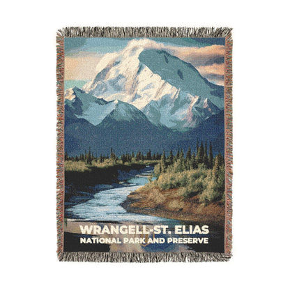 Wrangell-St. Elias National Park Woven Blanket | S10