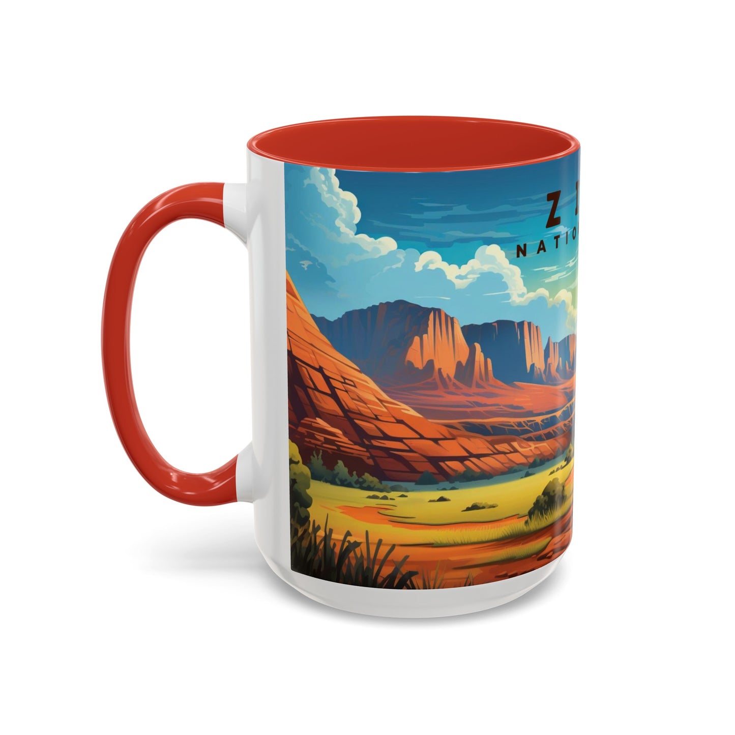 Zion National Park Mug | Accent Coffee Mug (11, 15oz)