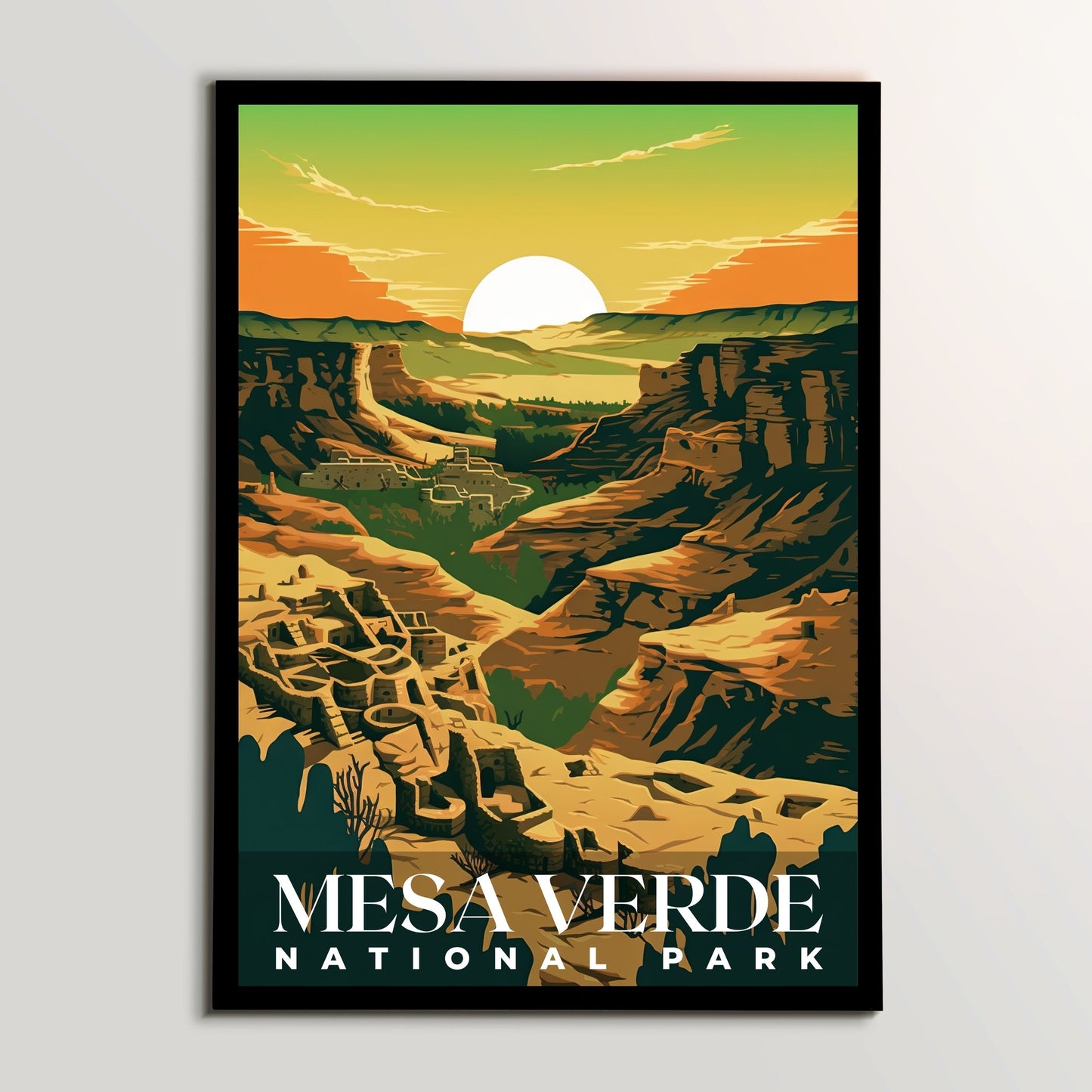 Mesa Verde National Park Poster | S01