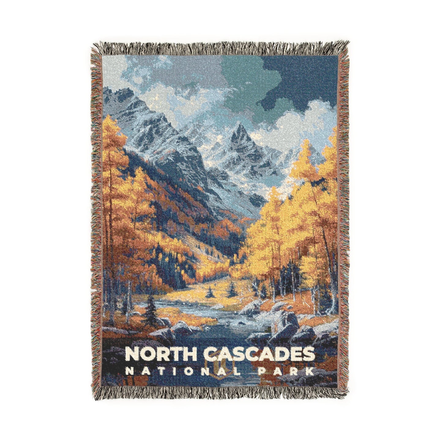 North Cascades National Park Woven Blanket | S14