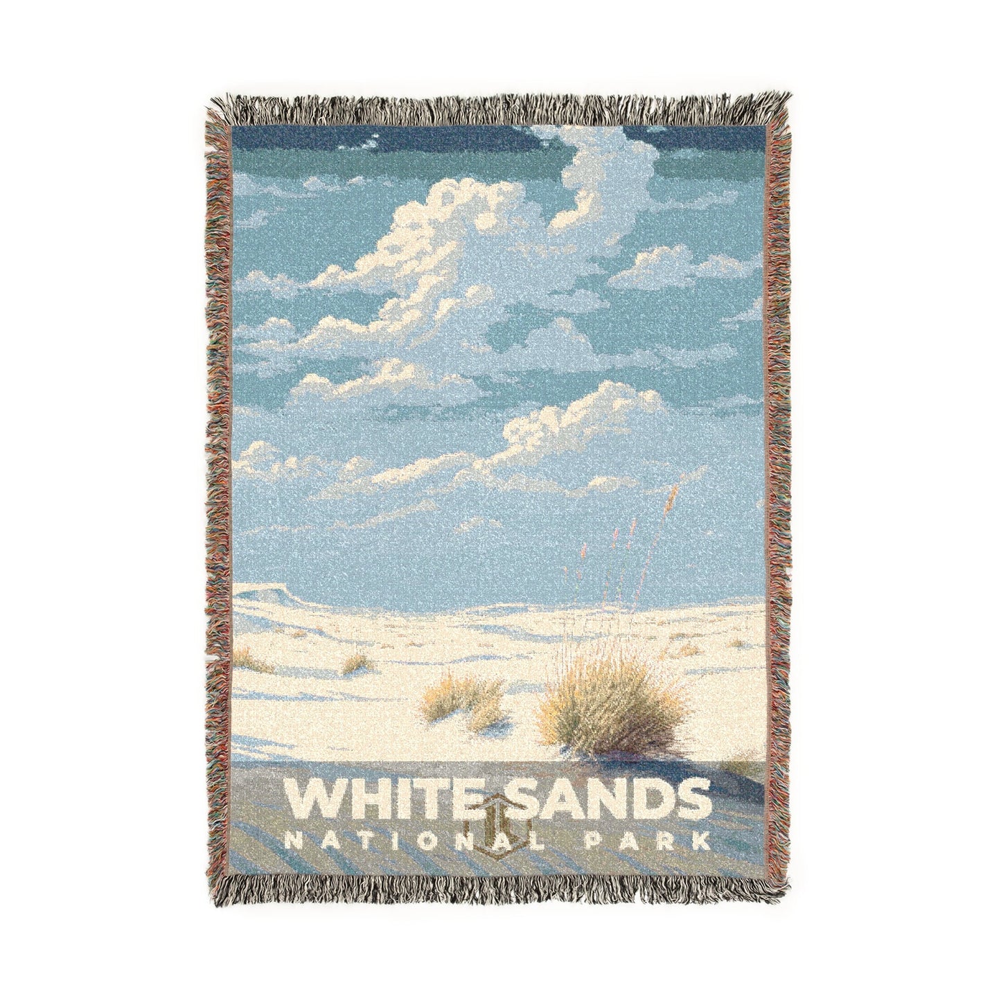 White Sands National Park Woven Blanket | S06