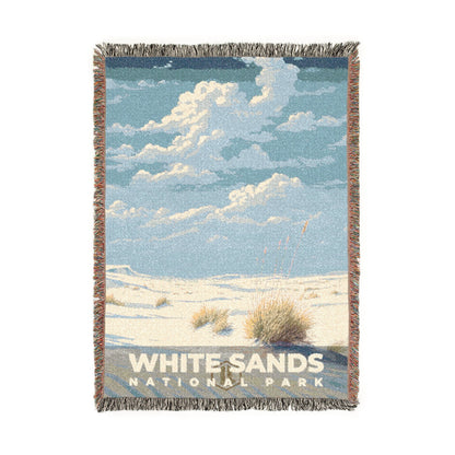 White Sands National Park Woven Blanket | S06