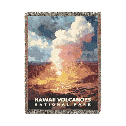 Hawaii Volcanoes National Park Woven Blanket | S06