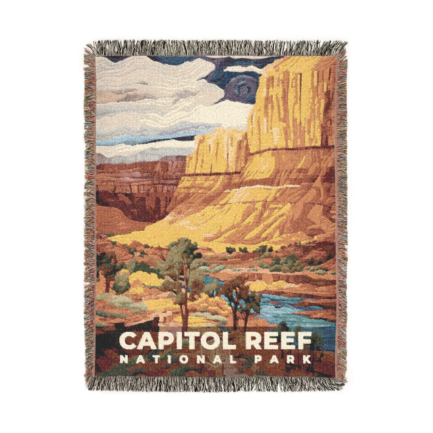 Capitol Reef National Park Woven Blanket | S09