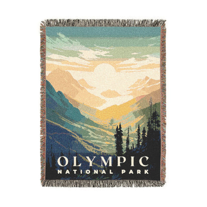 Olympic National Park Woven Blanket | S01