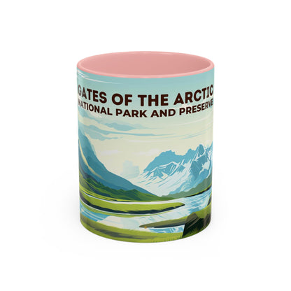 Gates of the Arctic National Park Mug | Accent Coffee Mug (11, 15oz)