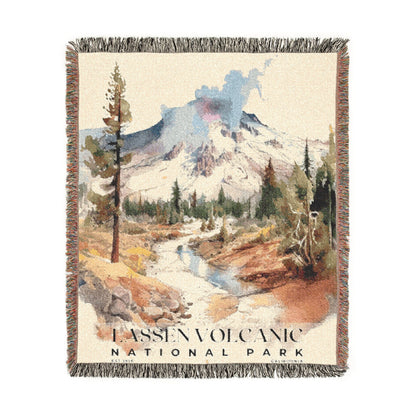 Lassen Volcanic National Park Woven Blanket | S04