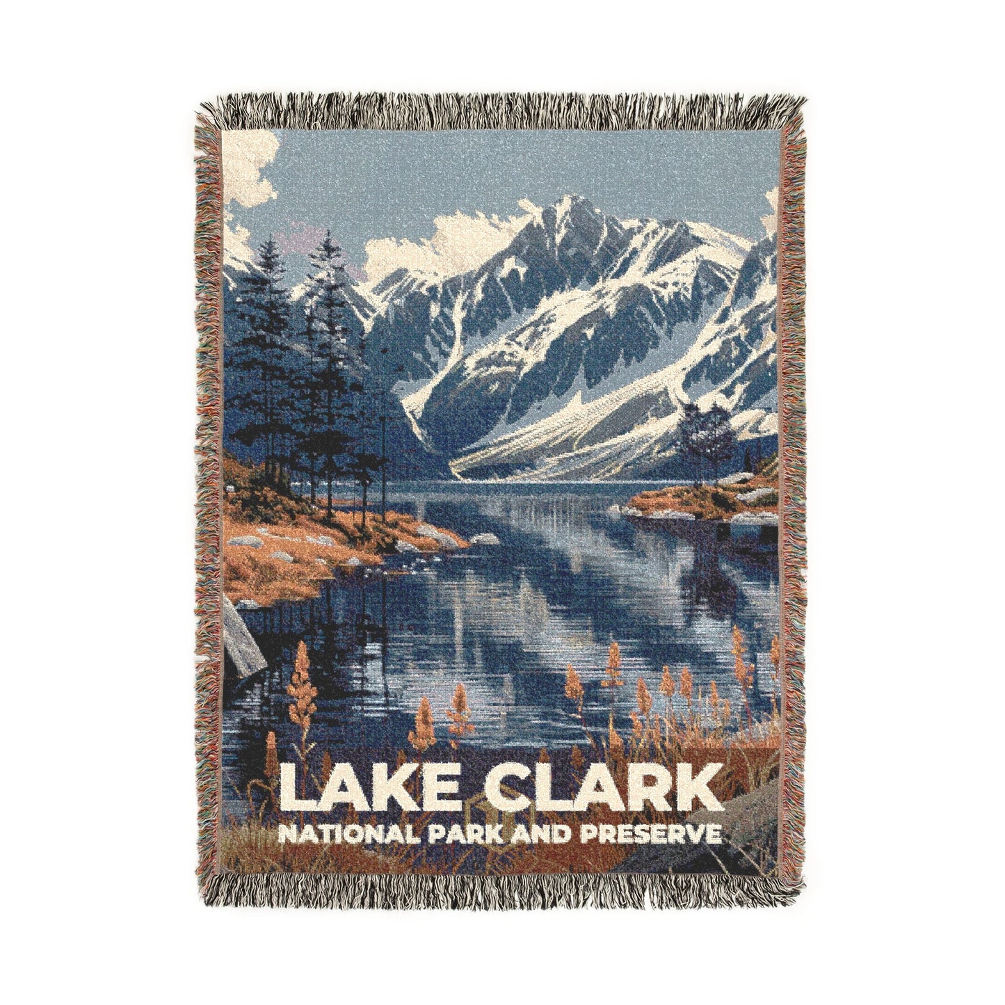 Lake Clark National Park Woven Blanket | S19