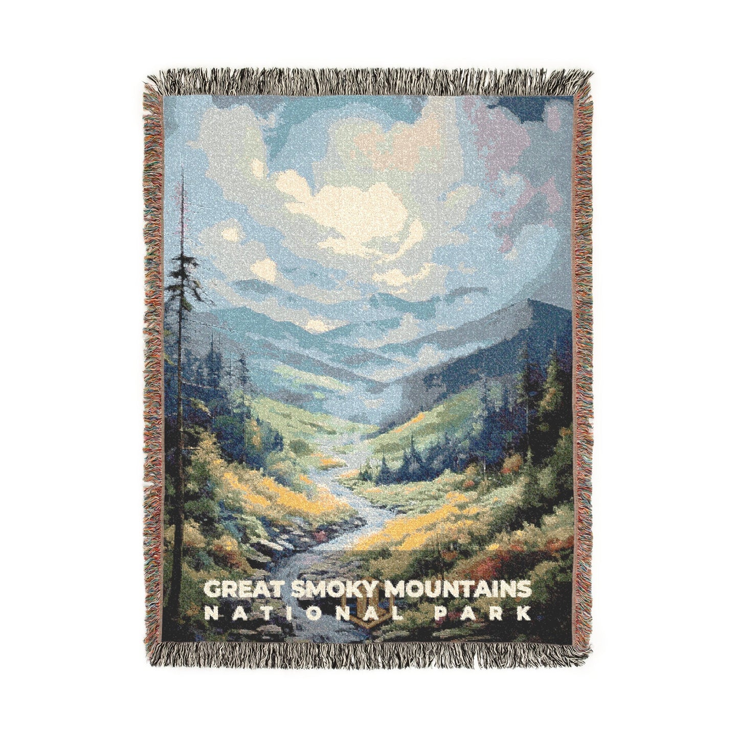 Great Smoky Mountains National Park Woven Blanket | S06