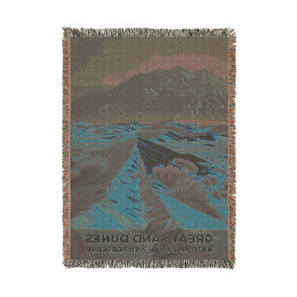 Great Sand Dunes National Park Woven Blanket | S16