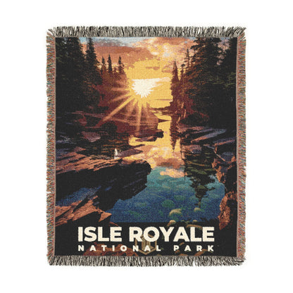 Isle Royale National Park Woven Blanket | S10
