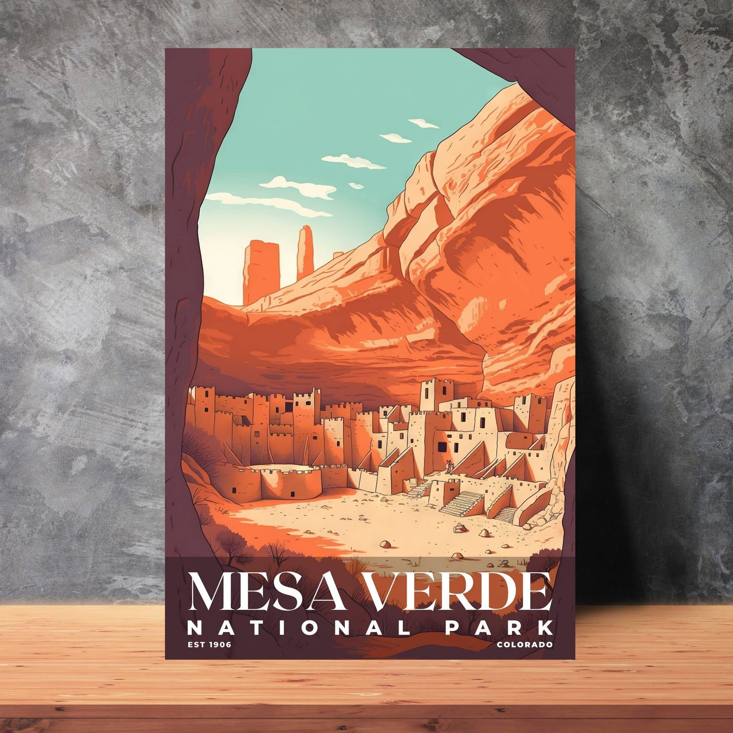 Mesa Verde National Park Poster | S03