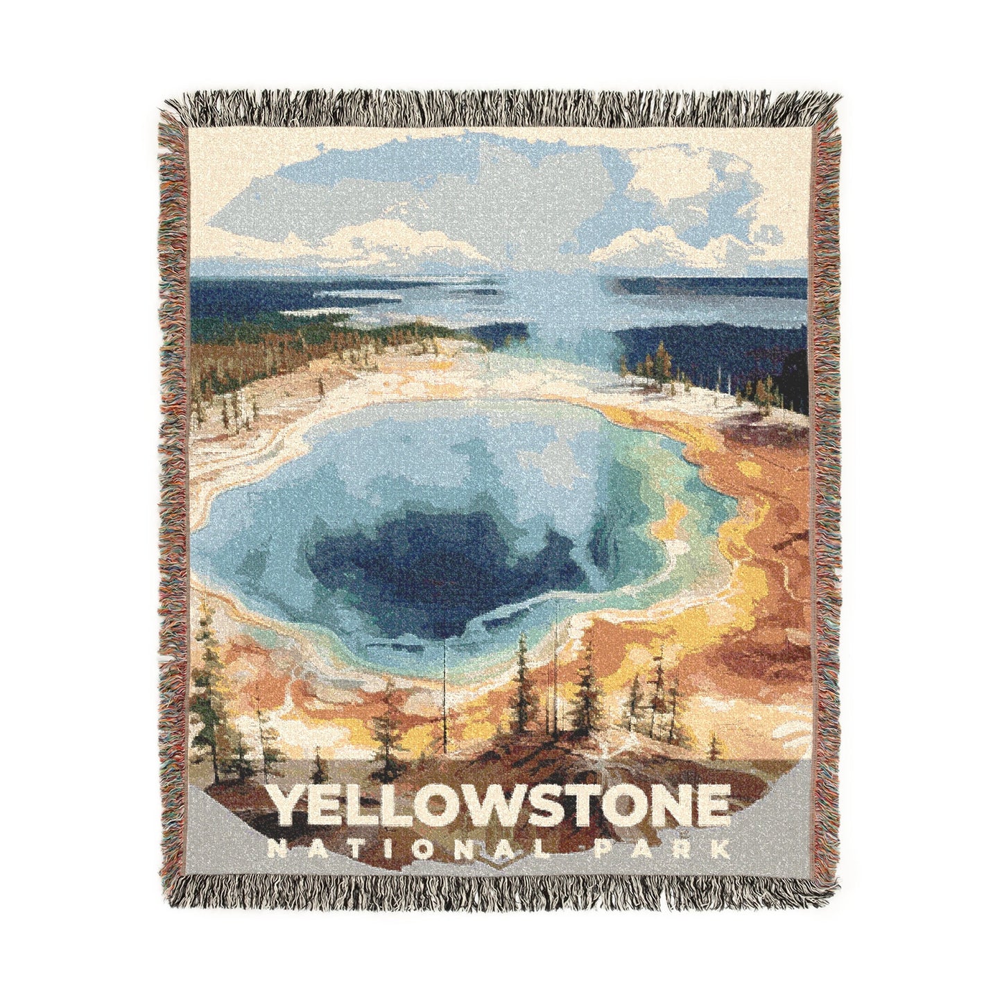 Yellowstone National Park Woven Blanket | S08