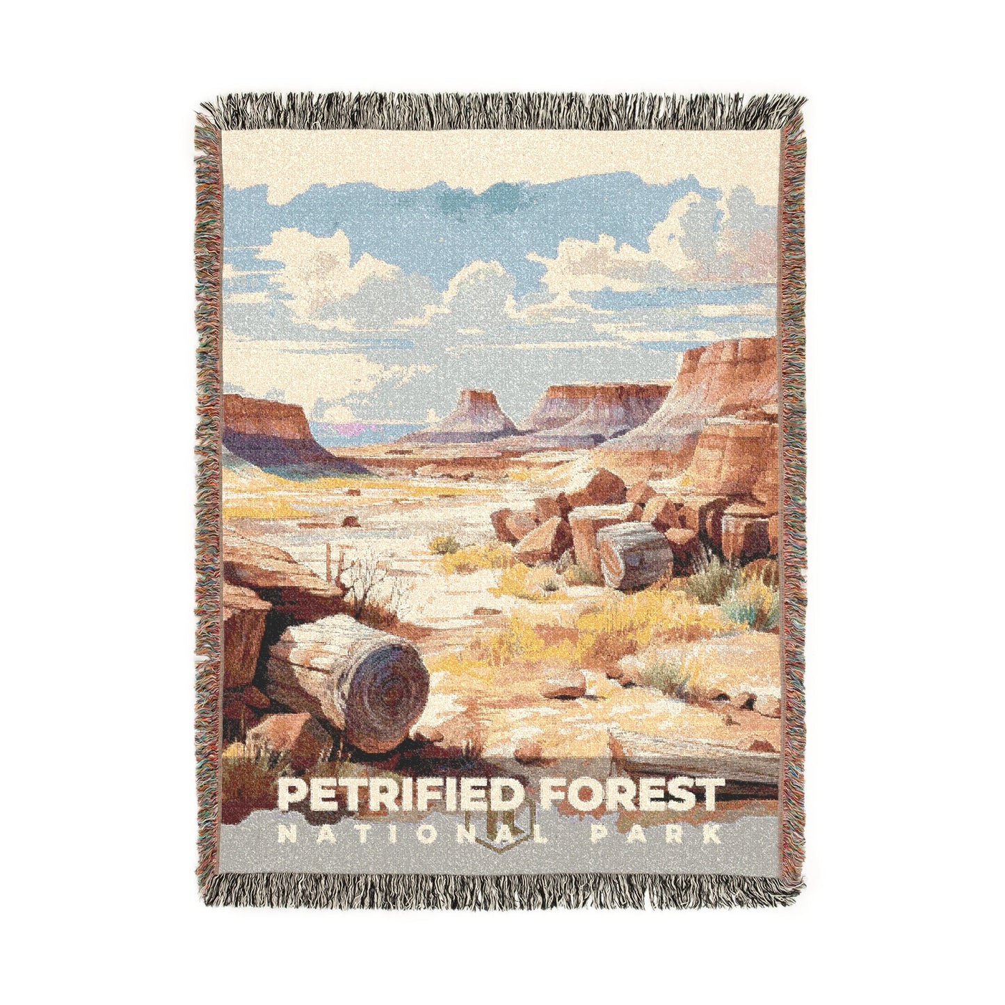Petrified Forest National Park Woven Blanket | S08