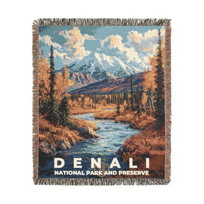 Denali National Park Woven Blanket | S14