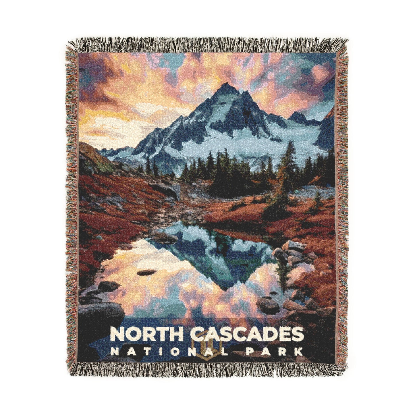 North Cascades National Park Woven Blanket | S10
