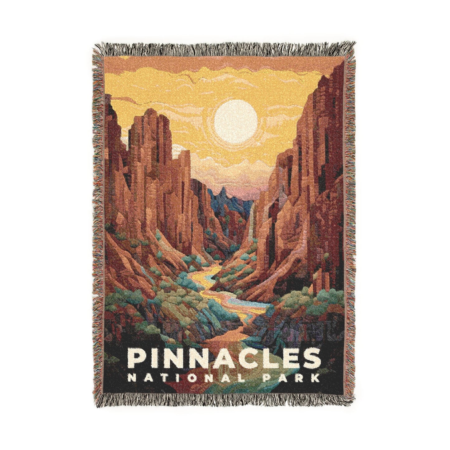 Pinnacles National Park Woven Blanket | S09