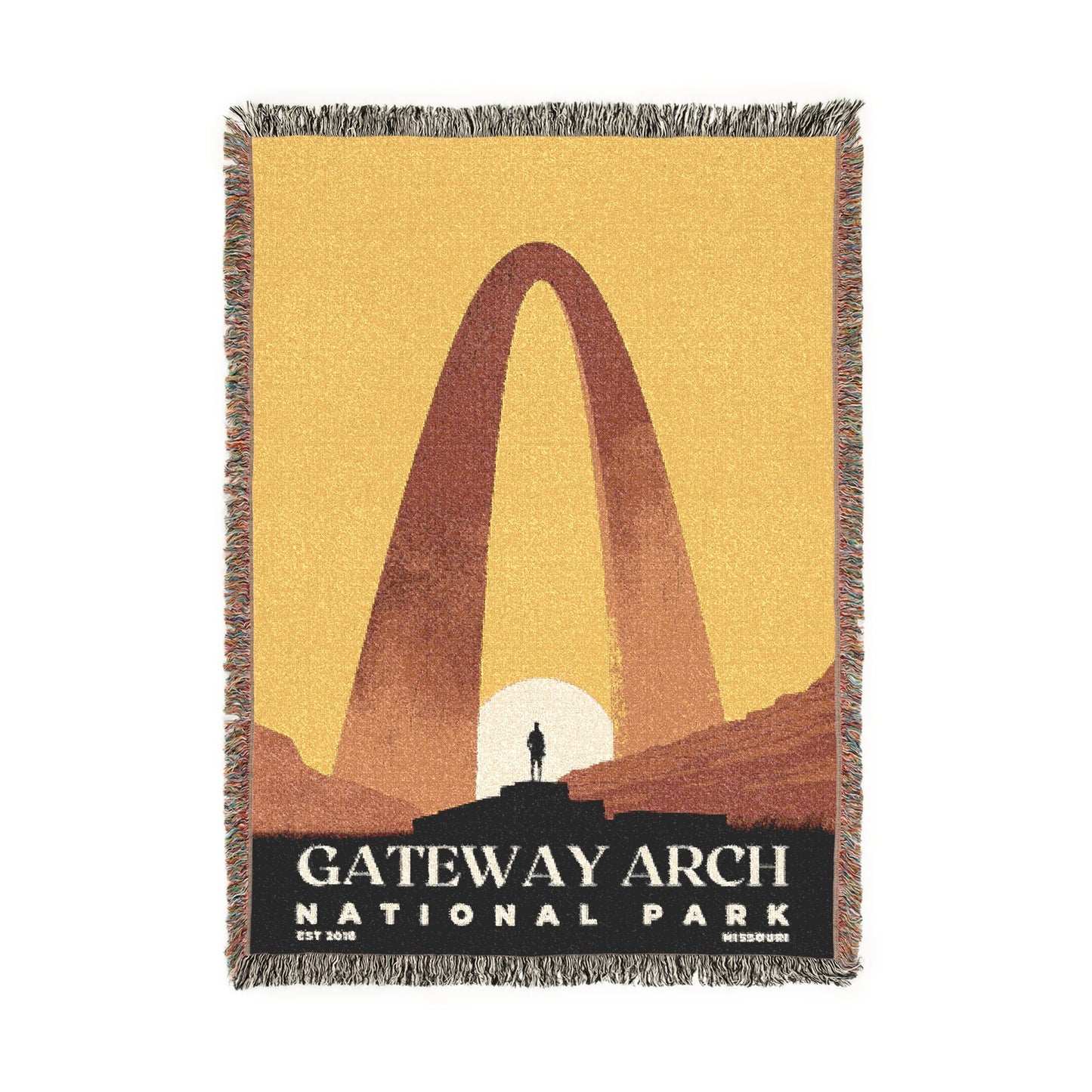 Gateway Arch National Park Woven Blanket | S03