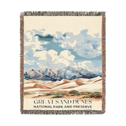 Great Sand Dunes National Park Woven Blanket | S04