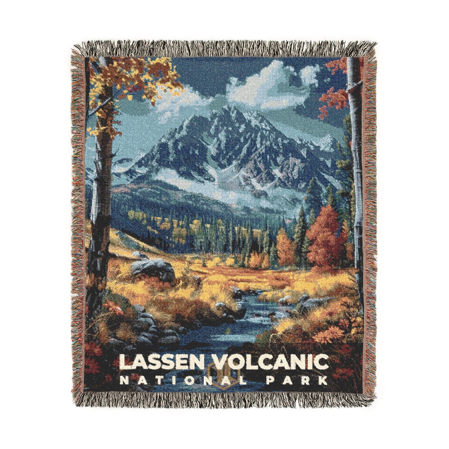 Lassen Volcanic National Park Woven Blanket | S16