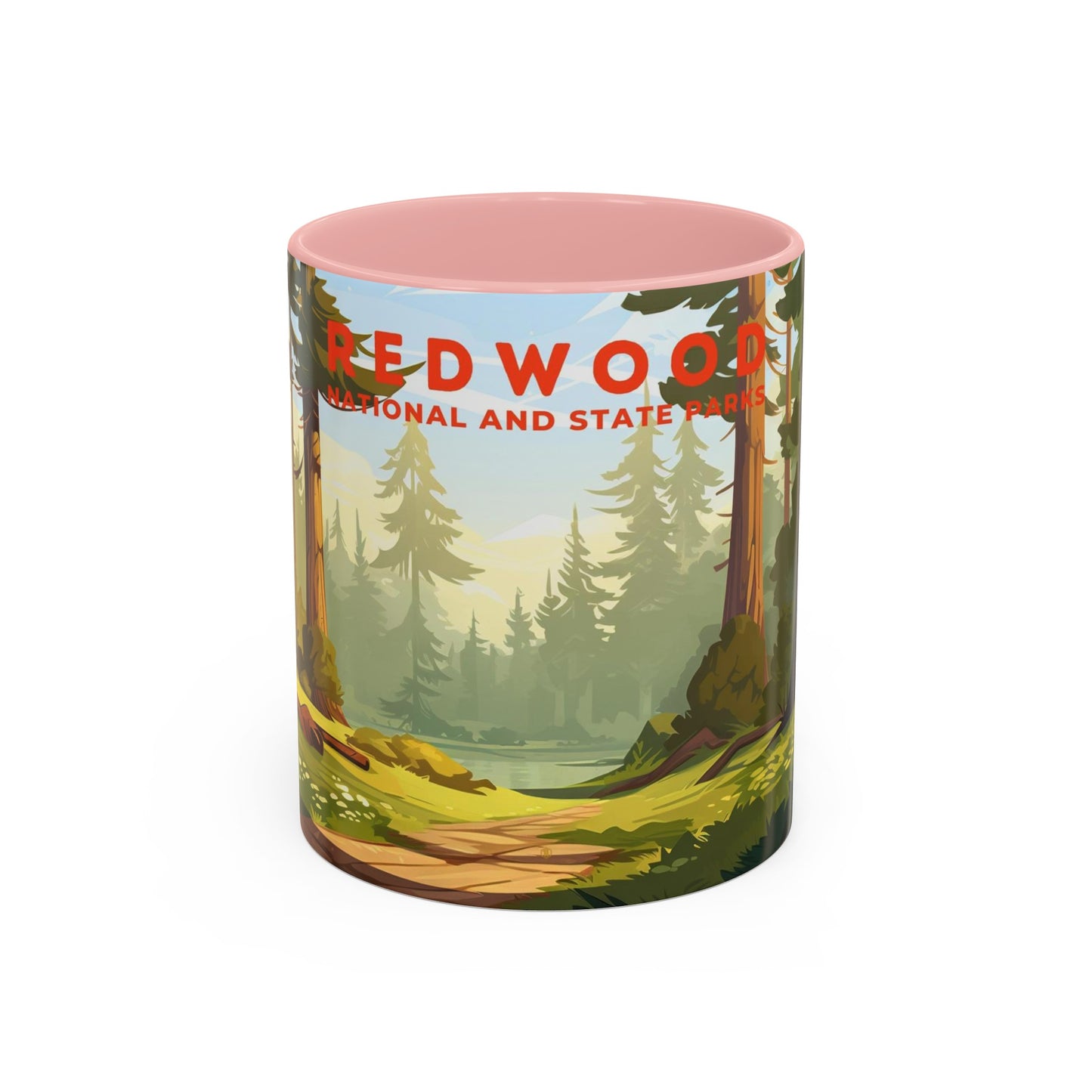 Redwood National Park Mug | Accent Coffee Mug (11, 15oz)