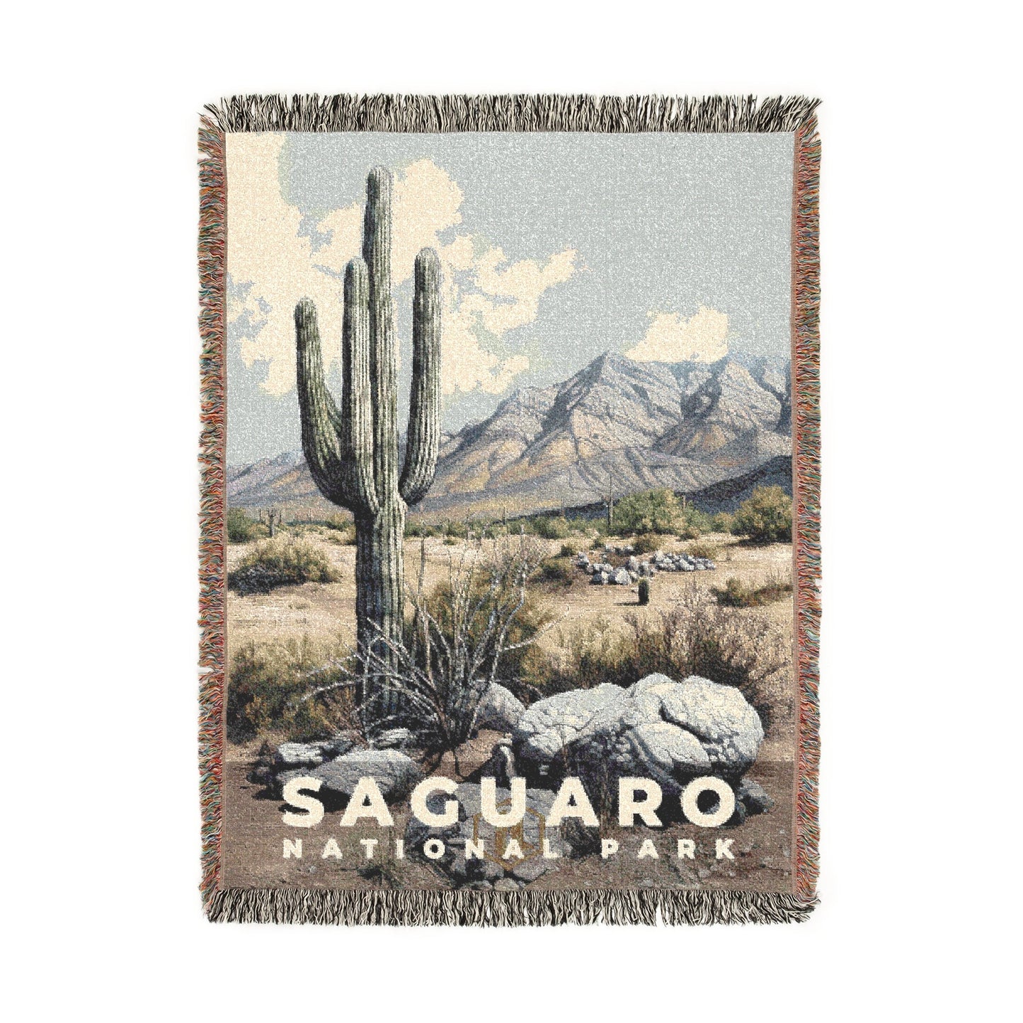 Saguaro National Park Woven Blanket | S17
