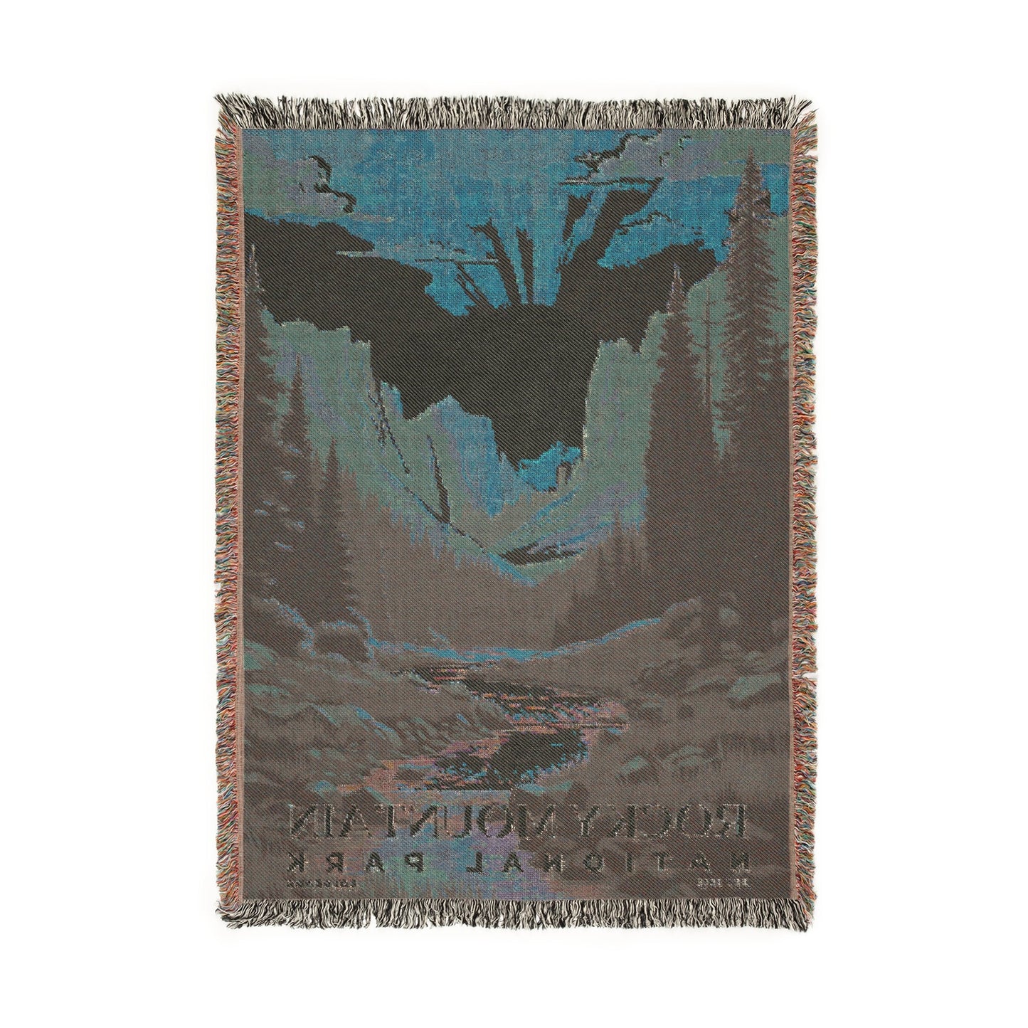 Rocky Mountain National Park Woven Blanket | S05
