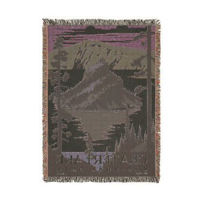 Crater Lake National Park Woven Blanket | S03
