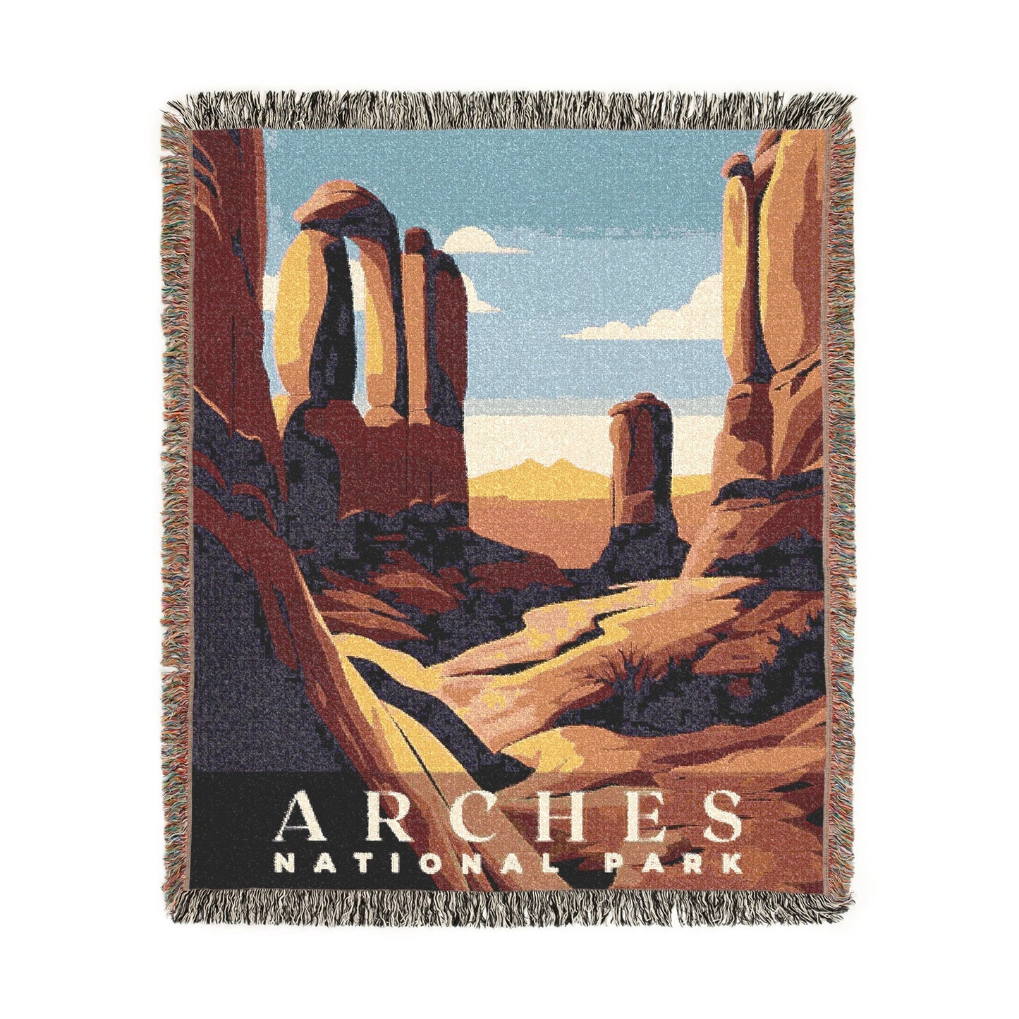 Arches National Park Woven Blanket | S01