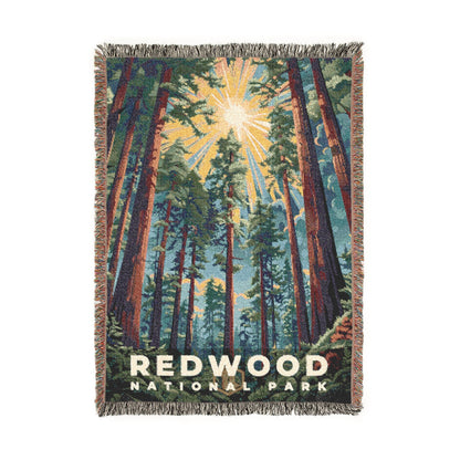Redwood National Park Woven Blanket | S11