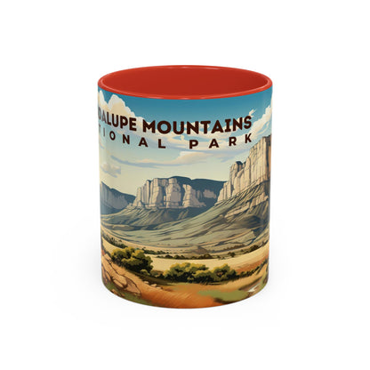 Guadalupe Mountains National Park Mug | Accent Coffee Mug (11, 15oz)