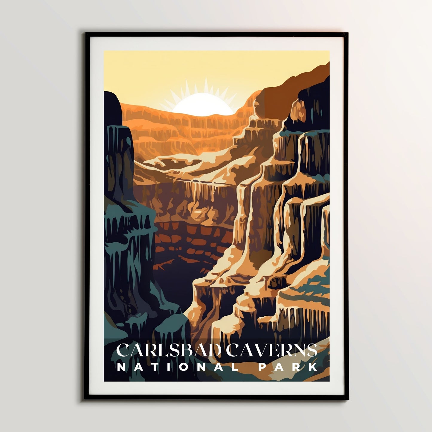 Carlsbad Caverns National Park Poster | S01