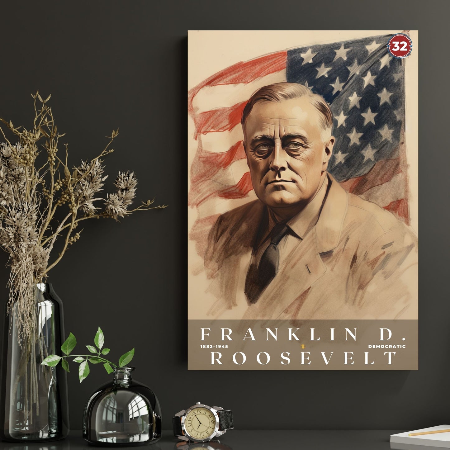 Franklin D Roosevelt Poster | S03