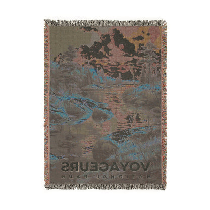 Voyageurs National Park Woven Blanket | S18