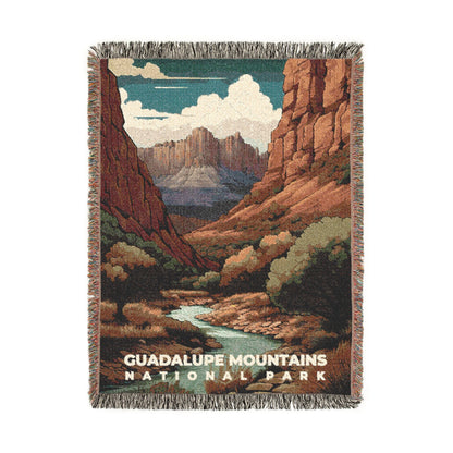 Guadalupe Mountains National Park Woven Blanket | S07